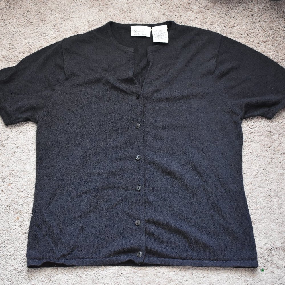 Kathie Lee Collection. Black Sweater. Size Large